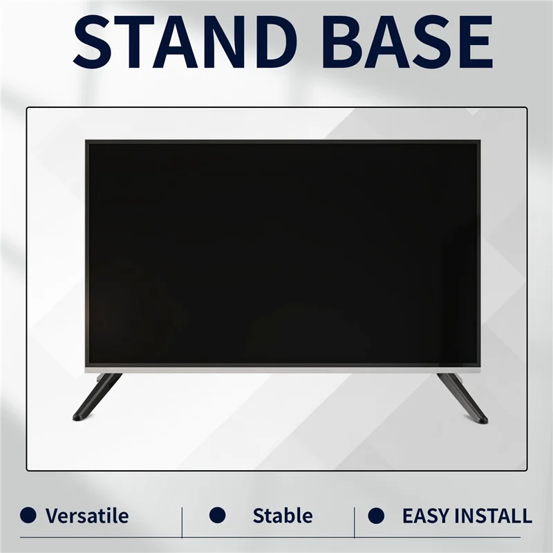 ABMF-ユニバーサルテレビスタンド、テーブルトップテレビスタンドベース交換、テレビベース台座足テレビスタンドマウント脚17Mm-20Mm使いやすい