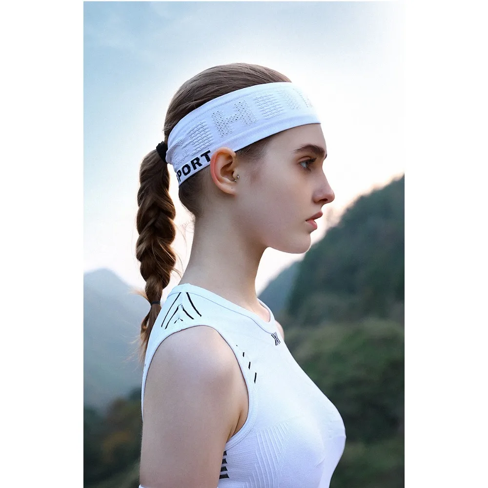 Outdoor Sports Headband Fitness Sweatwicking Breathable High Elastic Headband Headband Headband image 2