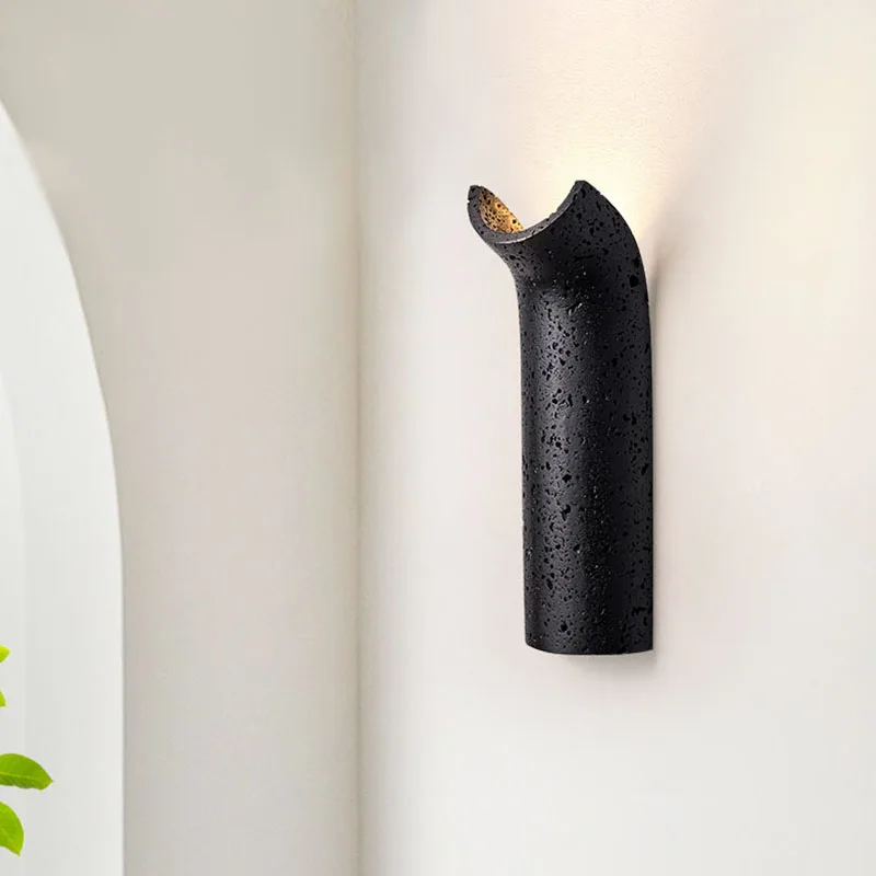 

Minimalist Natural Stone Wall Lamp Designer Apartment Living Room Background Wall Foyer Bedroom Corridor Staircase Led Lighting