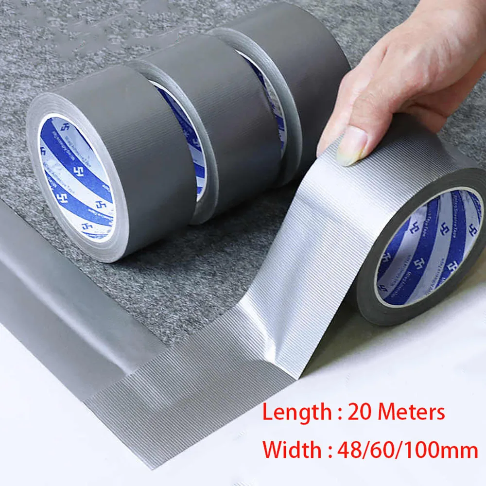 1-8 Roll Super Adhesive Cloth Tape Carpet Floor Pipeline Maintenance Tape Waterproof Wear-Resistant Repair Industrial Tape