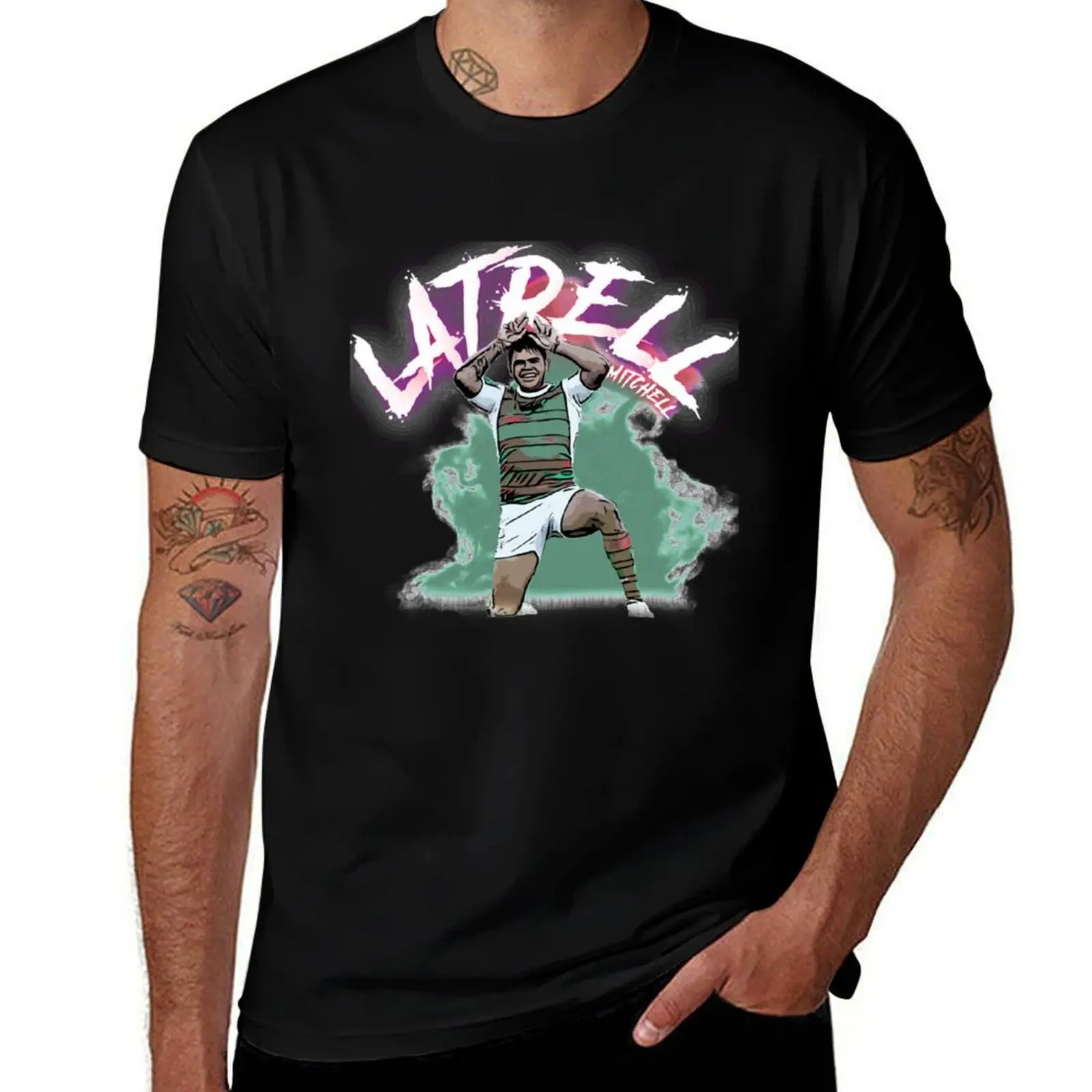 Latrell Mitchell T-Shirt Breathable Lightweight Summer Top T-Shirt