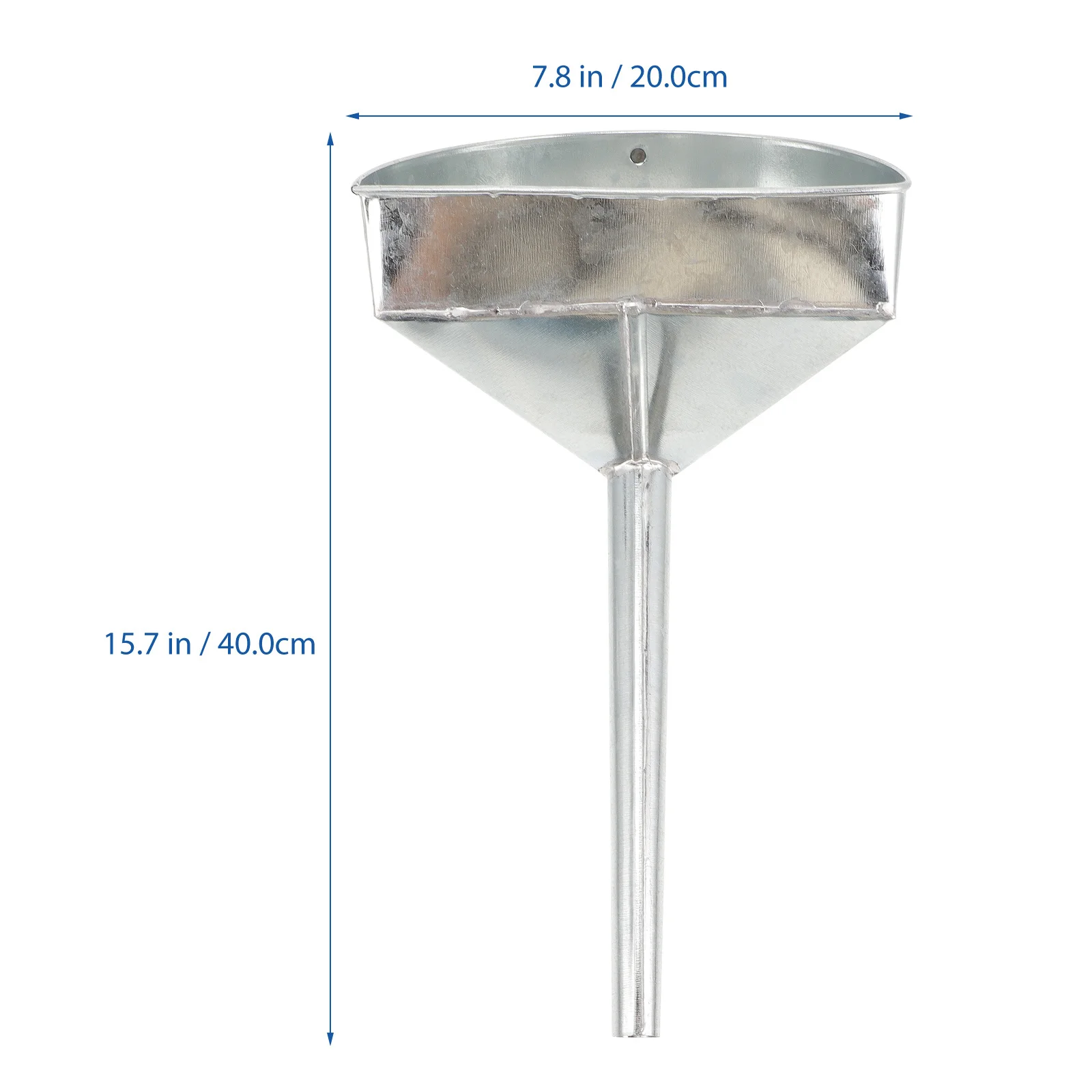 Embudo de aceite de motor de metal Alipis para transferencia de fluidos de lubricantes automotrices de motocicletas y automóviles