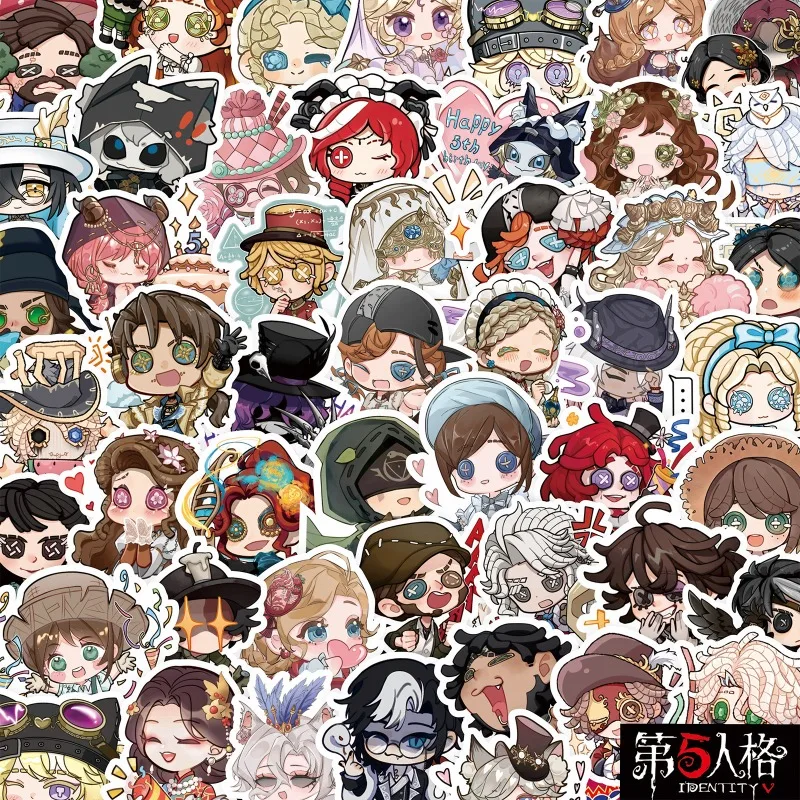 100枚入り 漫画風 個性的なアイデンティティV クリエイティブな落書き風 デコレーションステッカー