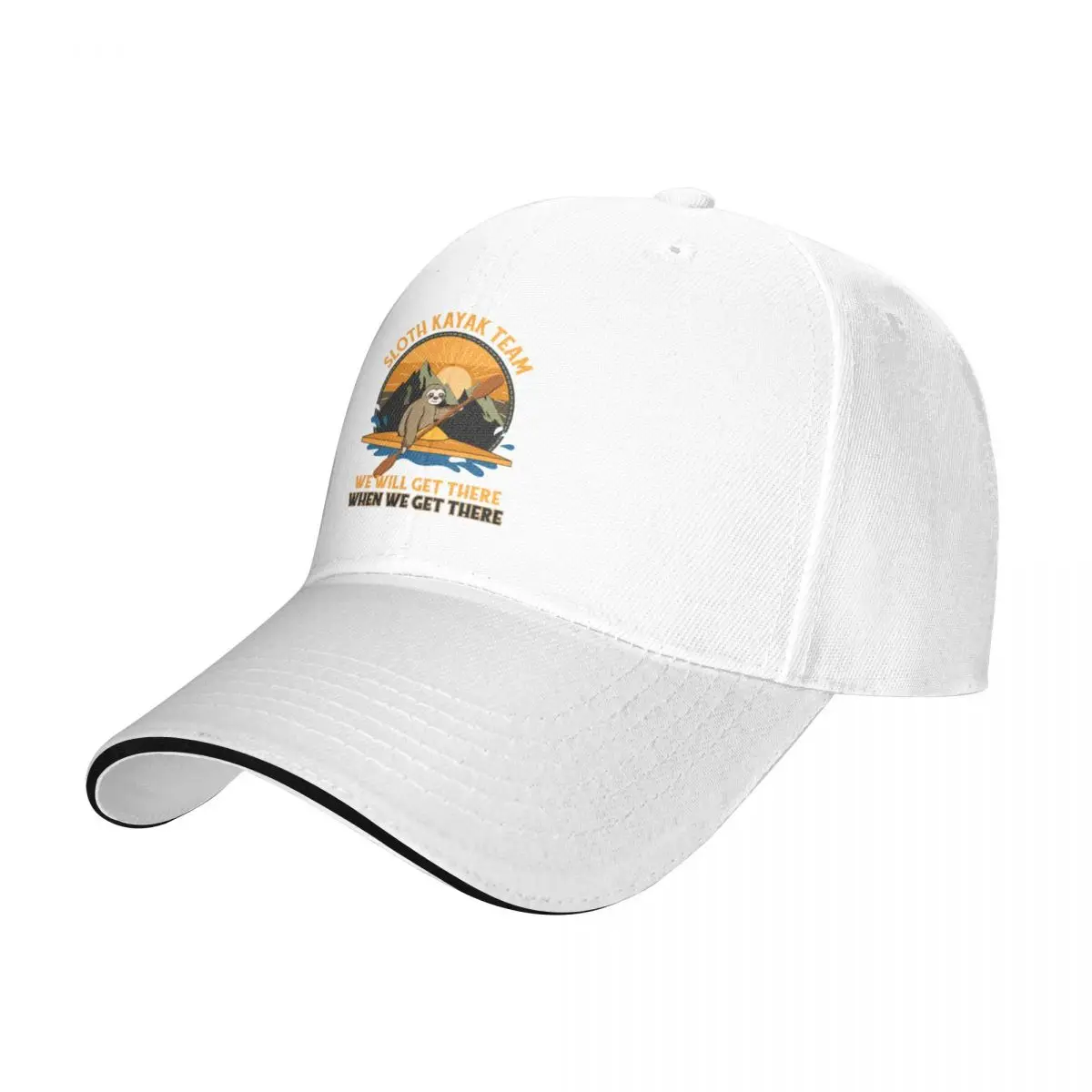

Funny Vintage, Womens Sloth Hiking Team We Will Get There When We Get There Baseball Cap Golf Cap Hip Hop Men's Caps Women's