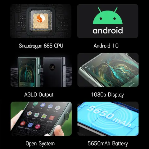 SHANLING M6 अल्ट्रा हाई-रेज़ HIFI पोर्टेबल म्यूजिक MP3 प्लेयर 4 AK4493SEQ ओपन Android10 ब्लूटूथ 5.0 LDAC PCM768 DSD512 3.5MM 4.4MM 6 best sales शांलिंग एम6 अल्ट्रा - №2