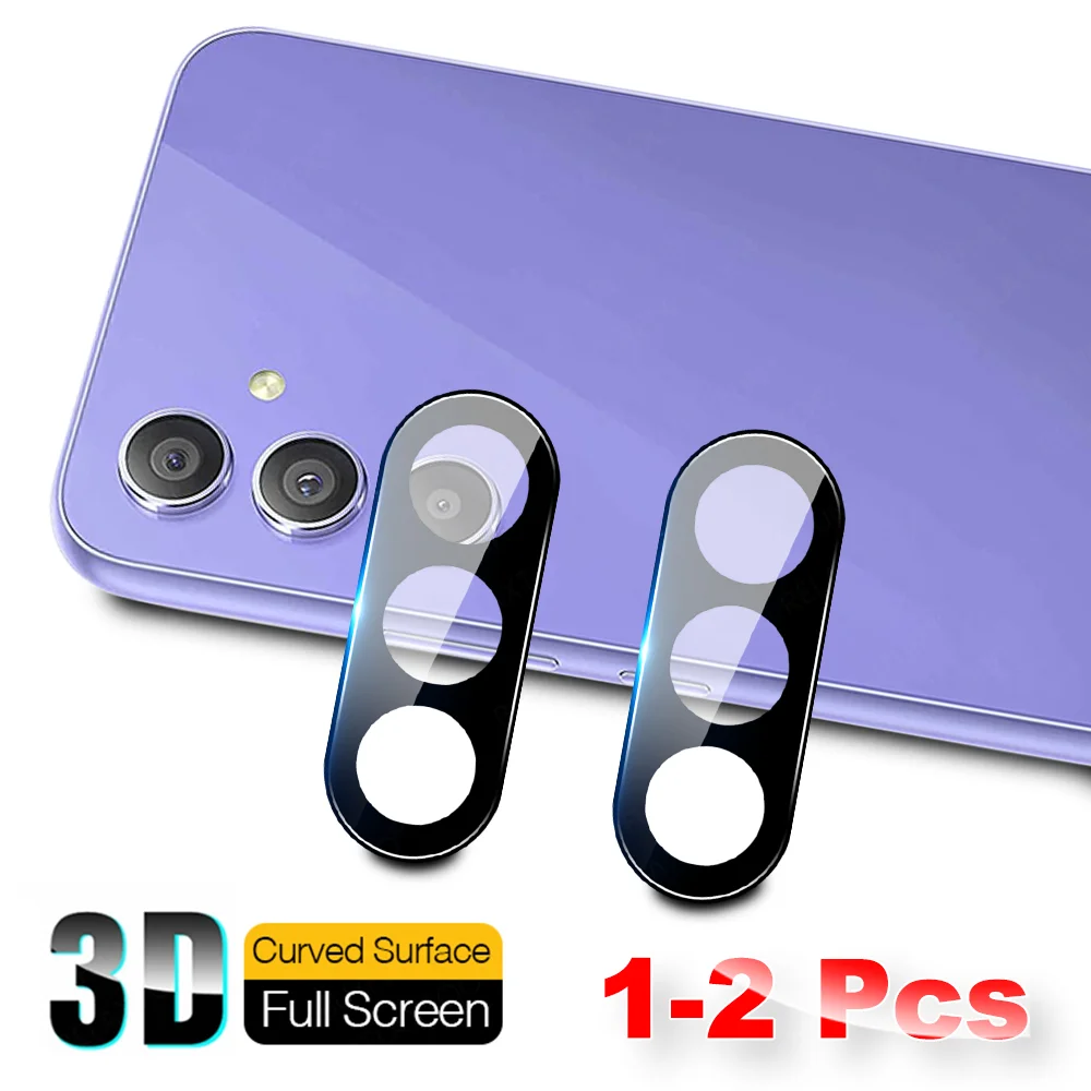 1-2pcs 3D Curved Camera Screen Protector For Samsung Galaxy A54 5G Back Cover Lens Case Tempered Glass Samsang A 54 SamsungA54