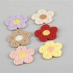 Wool Flower Applique for DIY Clothes, Hat, Shoes, Crafts, Sewing Supplies, Patches, Headwear, Hair Clips, Decor Accessories