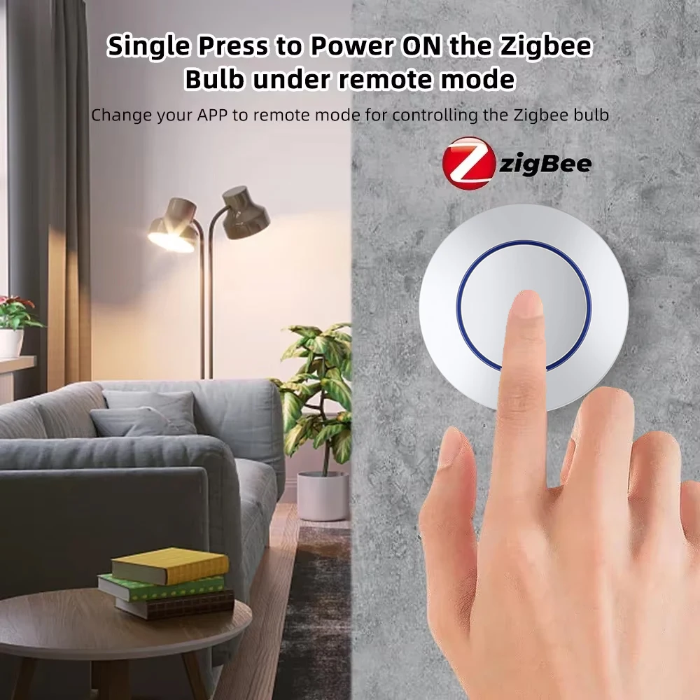 Ewelink Zigbee Switch Push Scene Button Switch Wireless Remote On Off Key Controller Scenario Switch Support Home Assistant