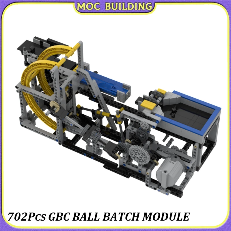 GBC Ball Batch Module MOC Building Blocks Display Model DIY Assembly Bricks Great Ball Contraption Toy Gift Present