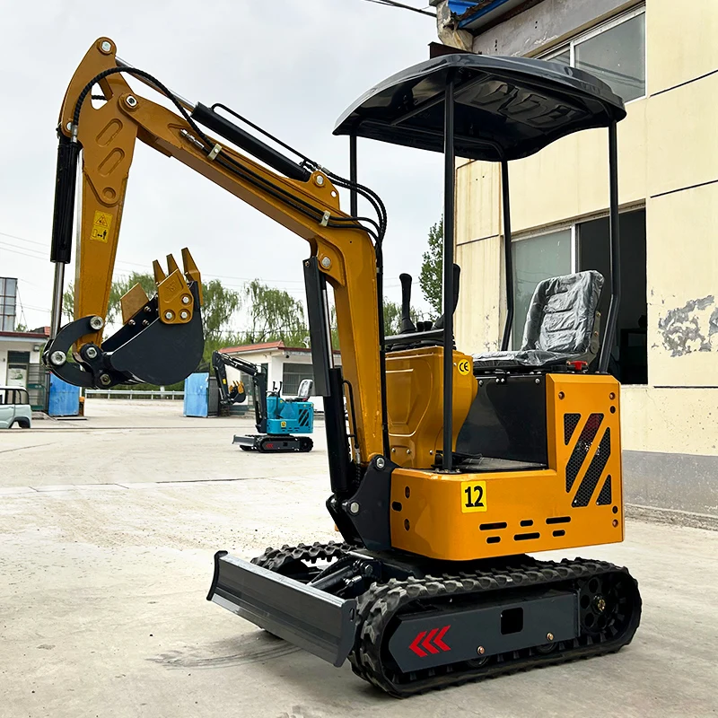 Cheap Mini Excavator 1 ton 1.2 ton Micro Digger CE/EPA/EURO 5 Small Bagger Crawler Mini Excavator