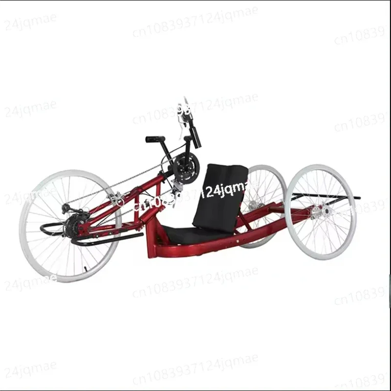 Paralympic Cycling Competition Car Aluminum Alloy Manual Cycling Sports Meet Competition Paralympic Racing Car