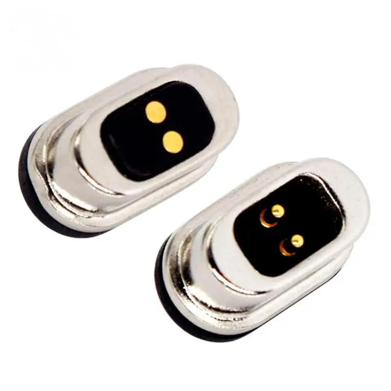 1 Set Spacing 2.54mm Pogopin Male Female Spring Loaded DC Power Socket Magnetic Pogo Pin Connector 5V2A 2Pin 3Pin 4Pin 5Pin 6Pin