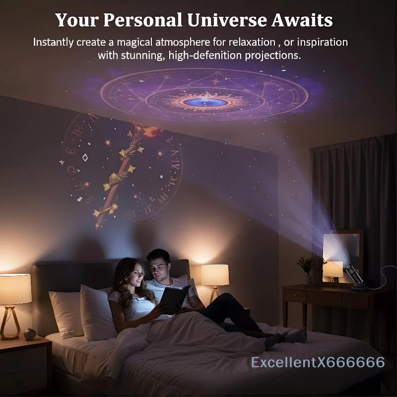 Multimode LED Projection Light 3 6 10 Pattern Adjustable Wall Ceiling Decor for Holiday Party Atmosphere