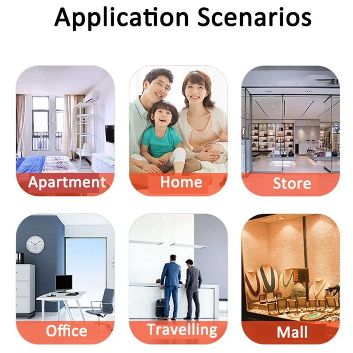 Tuya Door Magnetic Alarm, Anti-Theft Alarm, WIFI APP Door Magnetic Opening Reminder Remote Alarm