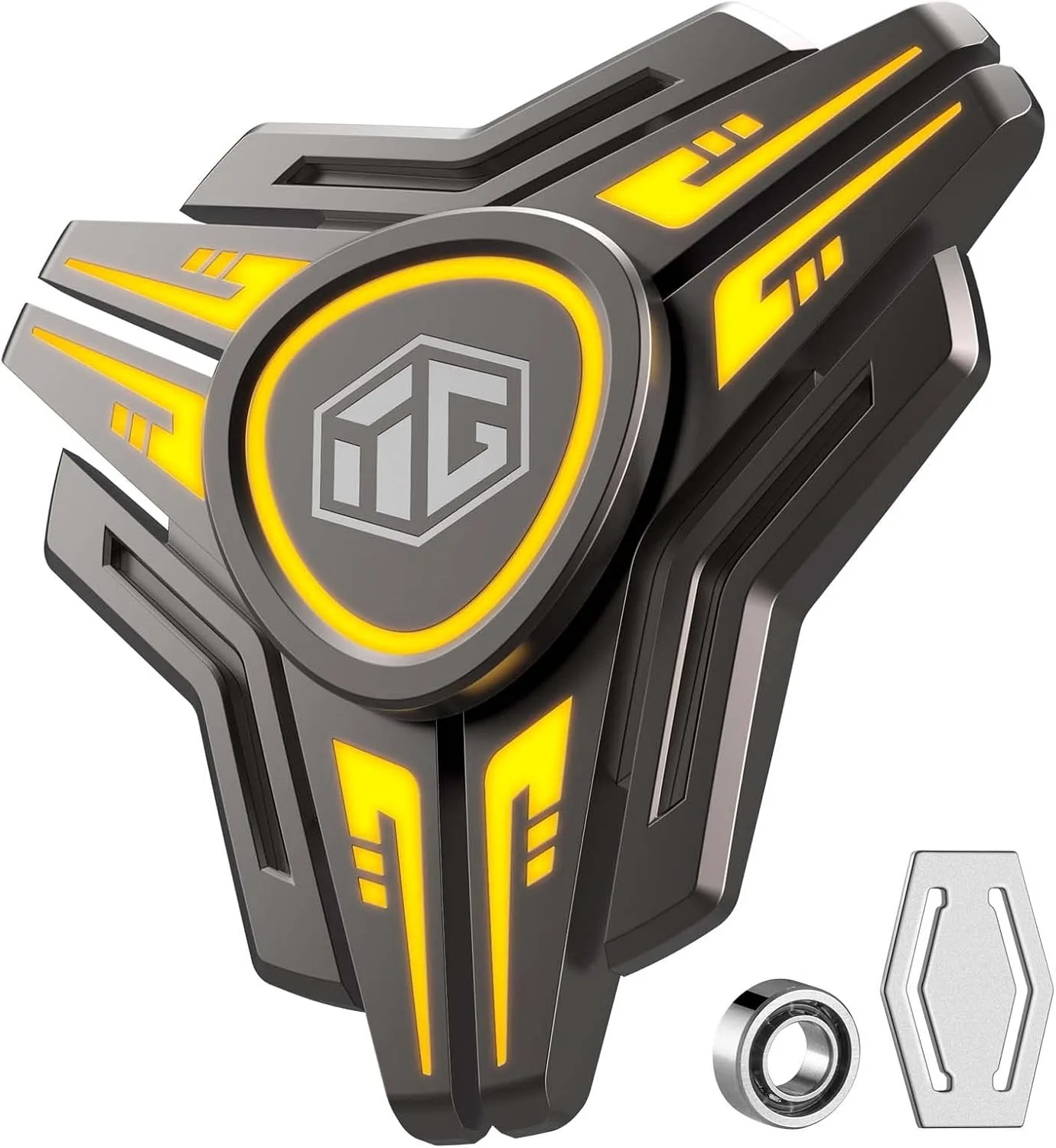 Fidget Spinners, Fidget Spinners Speelgoed, Stress Angst ADHD Relief Figets Speelgoed, Spinner Cadeaus voor volwassenen en kinderen, Metalen Vinger Han