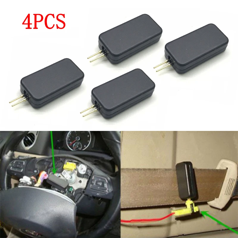 4PCS Universal Car SRS Airbag Simulator Emulator Resistor Bypass Fault Finding Diagnostic Tool Air Bag Scan Diagnostic Tool