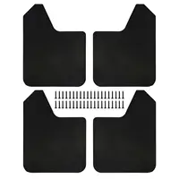 4 piezas guardabarros aletas piezas exteriores universales guardabarros delantero y trasero negro para camioneta SUV coche camión