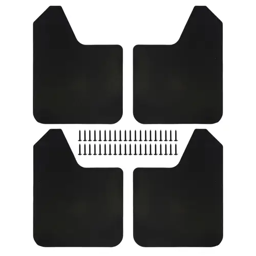 4 piezas guardabarros aletas piezas exteriores universales guardabarros delantero y trasero negro para camioneta SUV coche camión