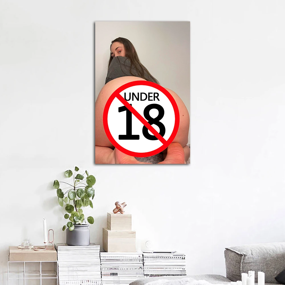 Uncensored Sexy Woman Big Ass Pussy Canvas Painting Hot Babes Posters and Prints Wall Art For Living Room Home Bar Hotel Decor