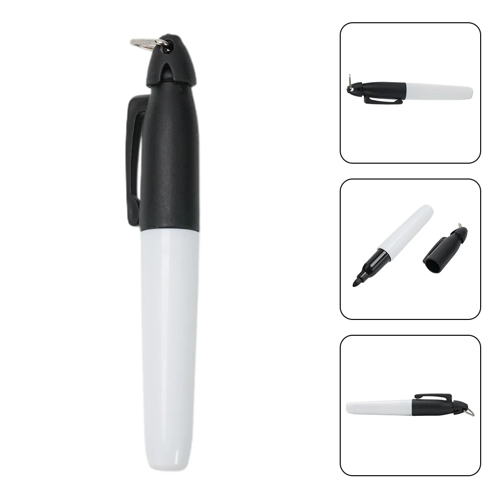 Professional Golf Ball Liner Markers Pen With Hang Hook DrawingTemplate A Better Alignment Marks Tool Golfer Gift