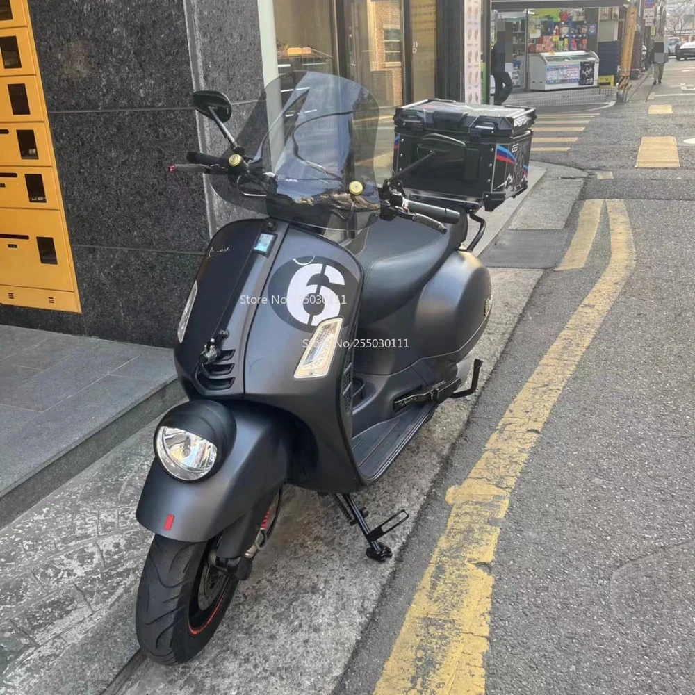 For Viaggio VESPA GTV6 Gtv Six Days commemorative edition windshield modification Vespa GTS 300 Sei Giorni Gtv6 front windshield