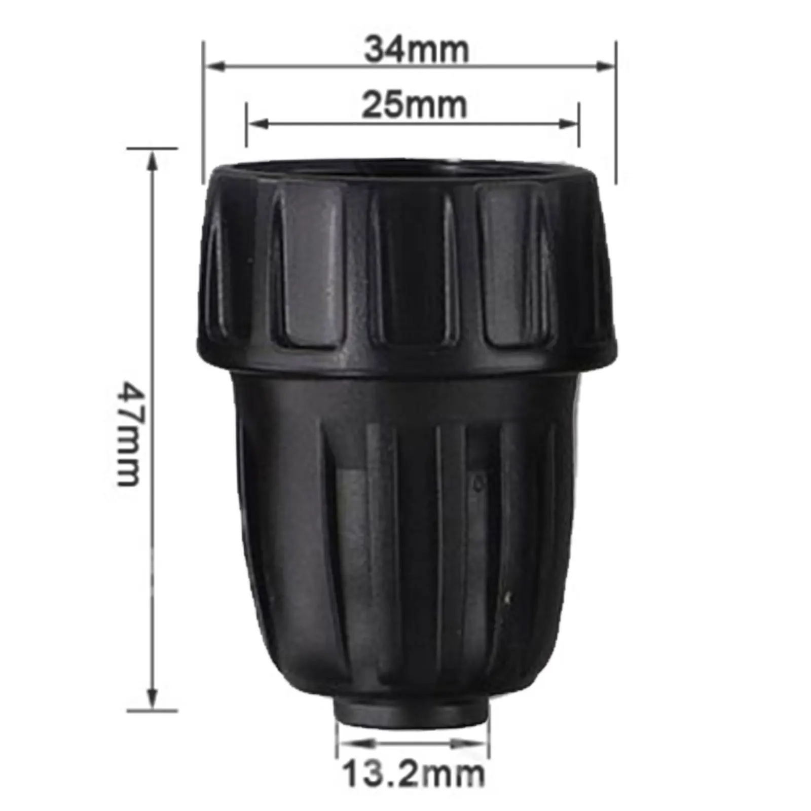20 Count Plastic Irrigation Adapter 3/4 in Female Hose Thread to 1/2 in Barbed Drip Line for Outdoor Water Routing