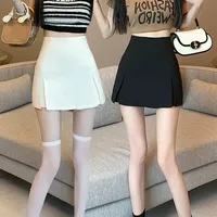 Petiteskirt Spring Summer 2023 Sexy Spicy High-waisted Slimming Versatile A- line Anti-exposure Short Skirts