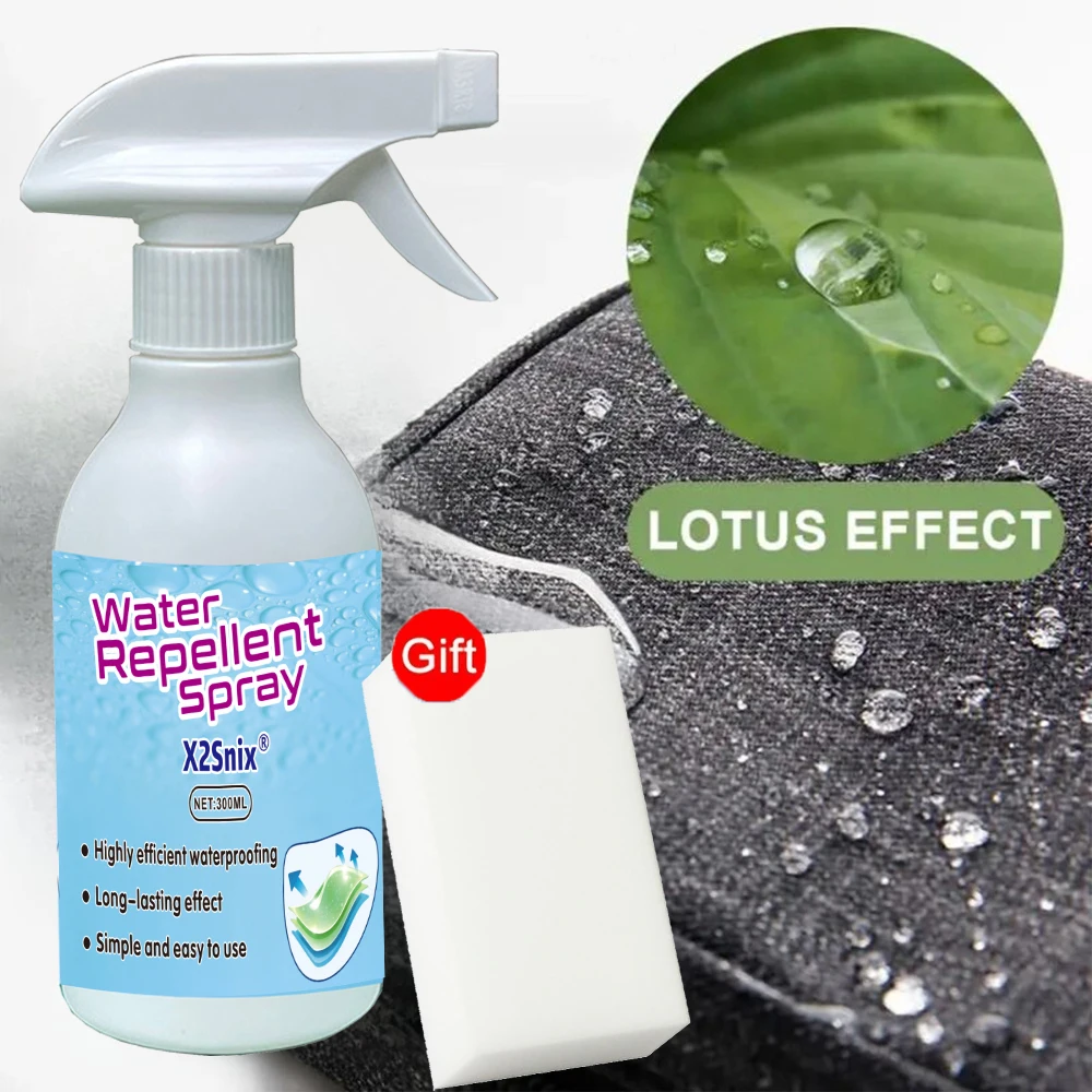 Nano Fabric Waterproof Spray, Rainproof Antifouling for Shoes, Clothes & Bag, Outdoor, Reduce Fabric Moisture Penetration