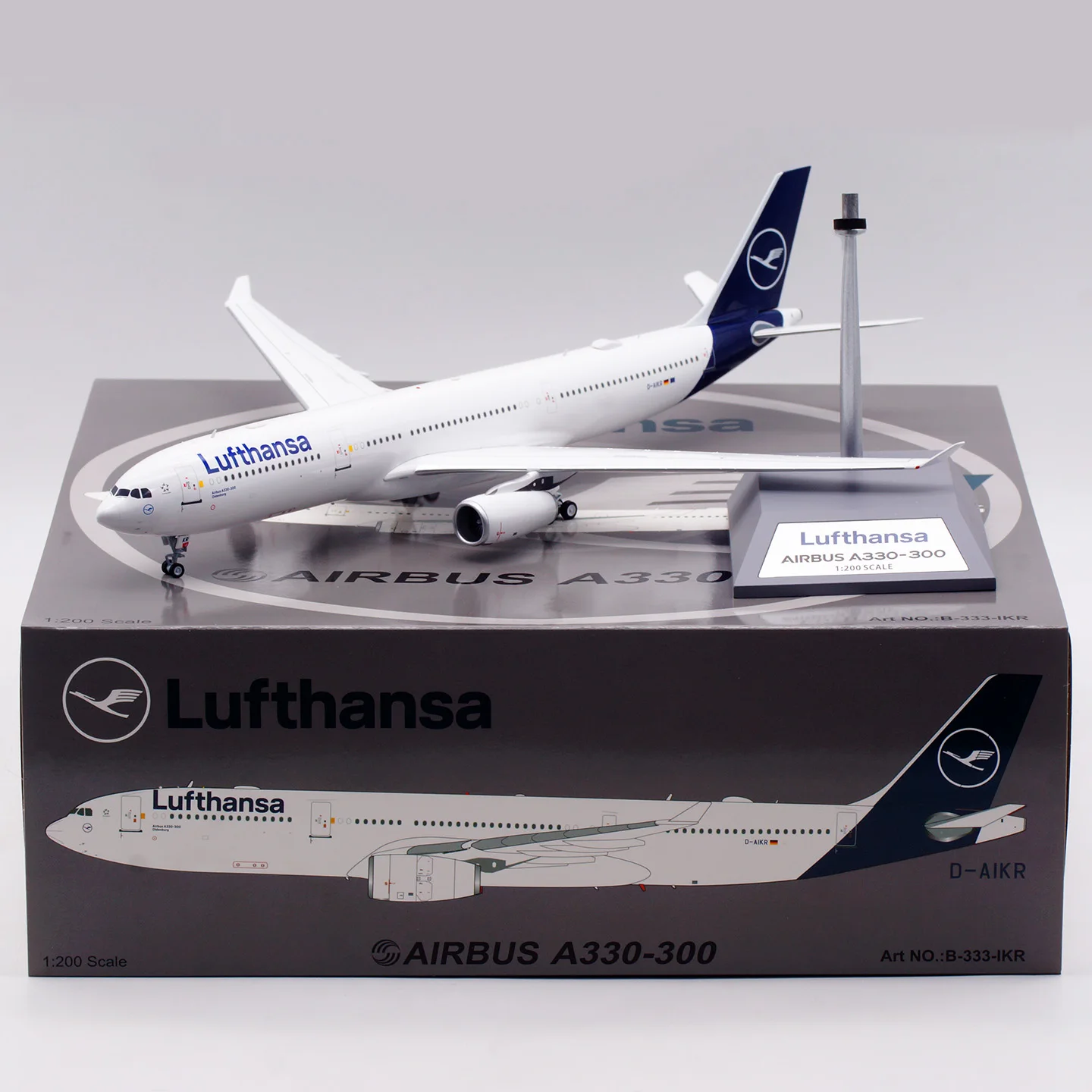 

B-333-IKR Alloy Collectible Plane Gift B-Models Lufthansa Airlines "StarAlliance" Airbus A330-300 Diecast Aircraft Model D-AIKR