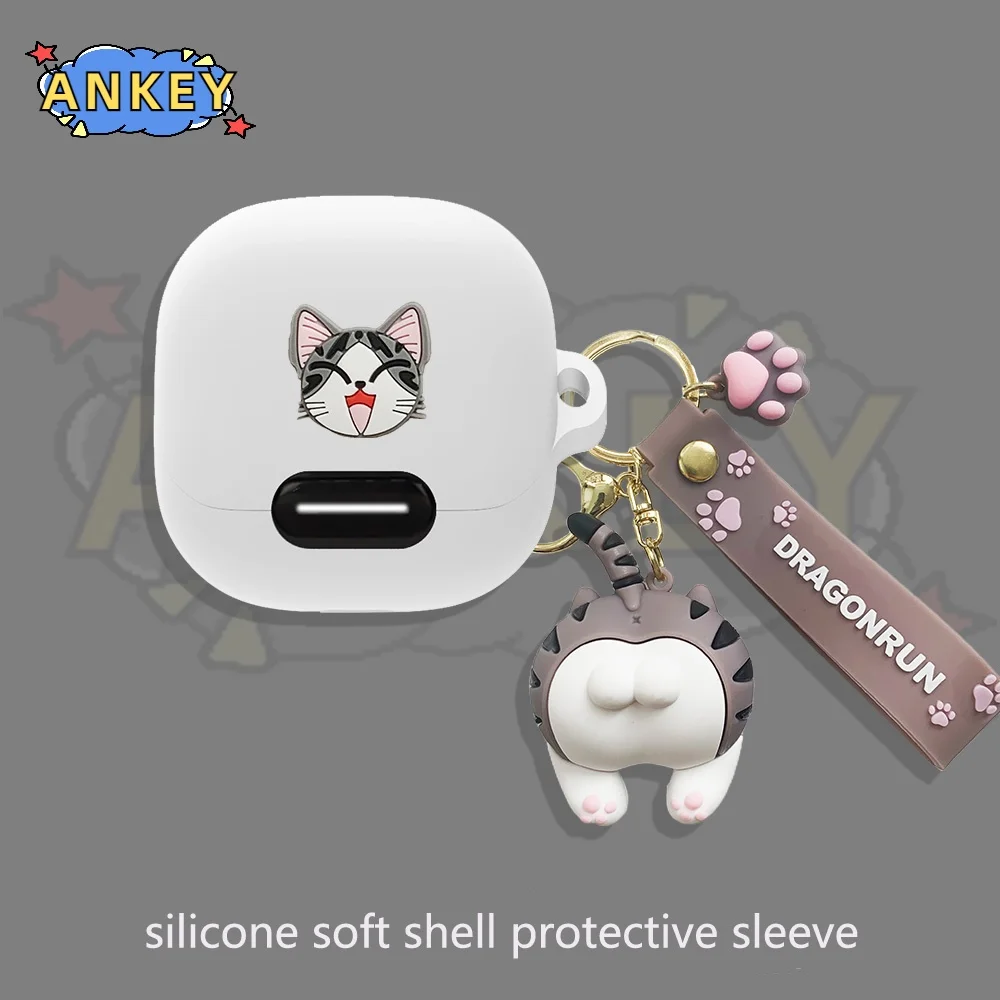 Case for Anker Soundcore Liberty 4 NC Earphone Silicone Shell Liberty4NC Liberty4 4NC Cute Duck Earbuds Soft Protective Cover