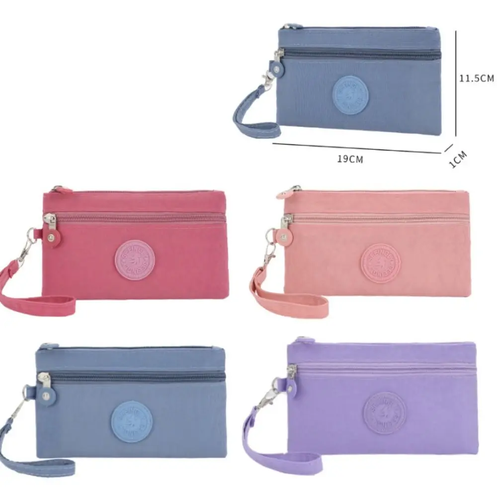 New Zipper Women Wallet Portable Nylon Coin Purse Gifts Handbag Mobile Phone Bag Ladies