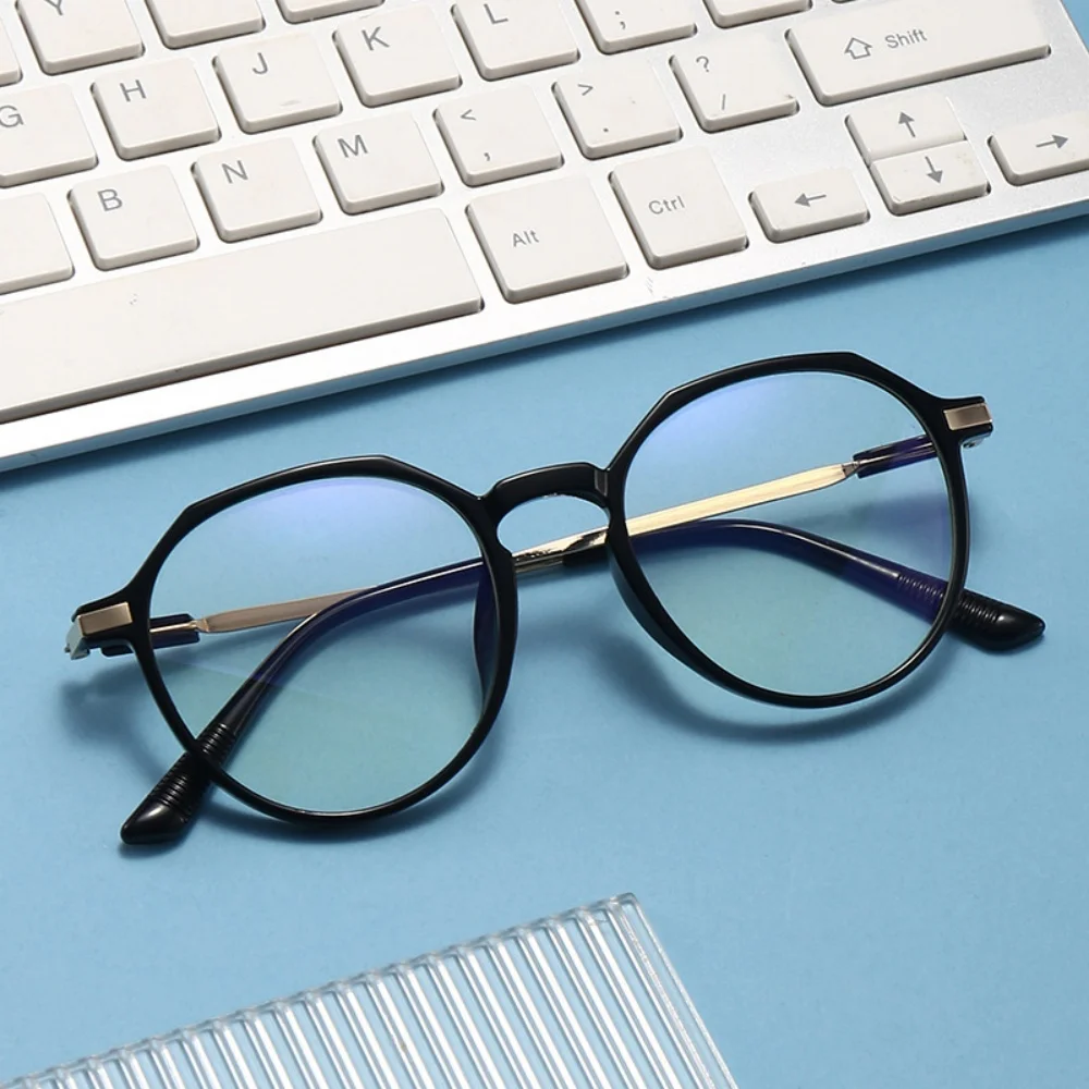 Anti Blue Light Glasses Large Frame Driving Transparent Glasses Square Men Women Oversized Computer Optical Spectacle Frame New