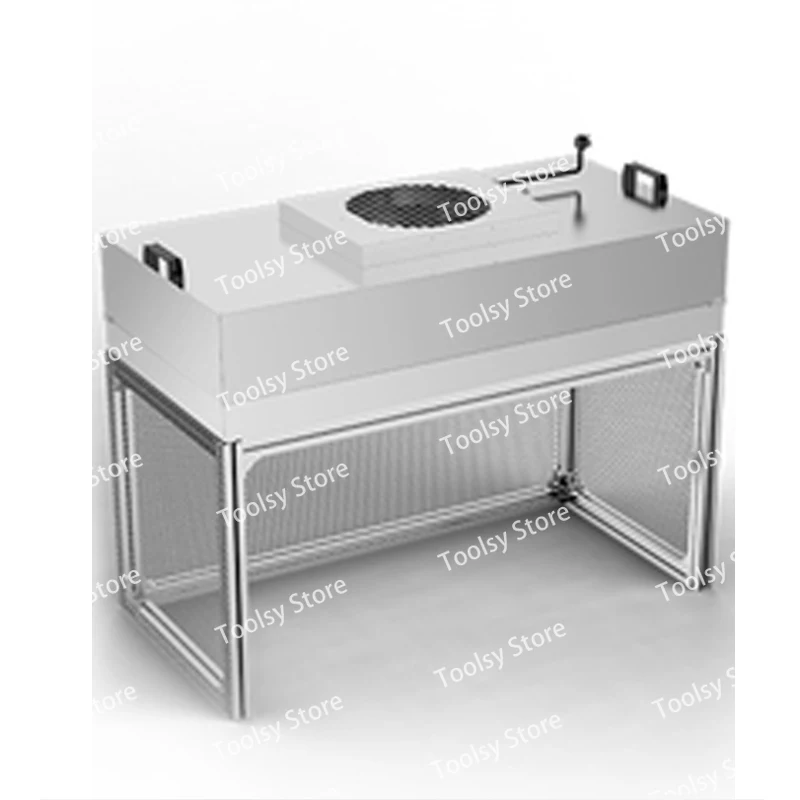 

1 шт. FFU 100-уровневый верстак для очистки, пресс-экран, антистатический ультра-чистый верстак, линейная консоль для мастерской, 220 В