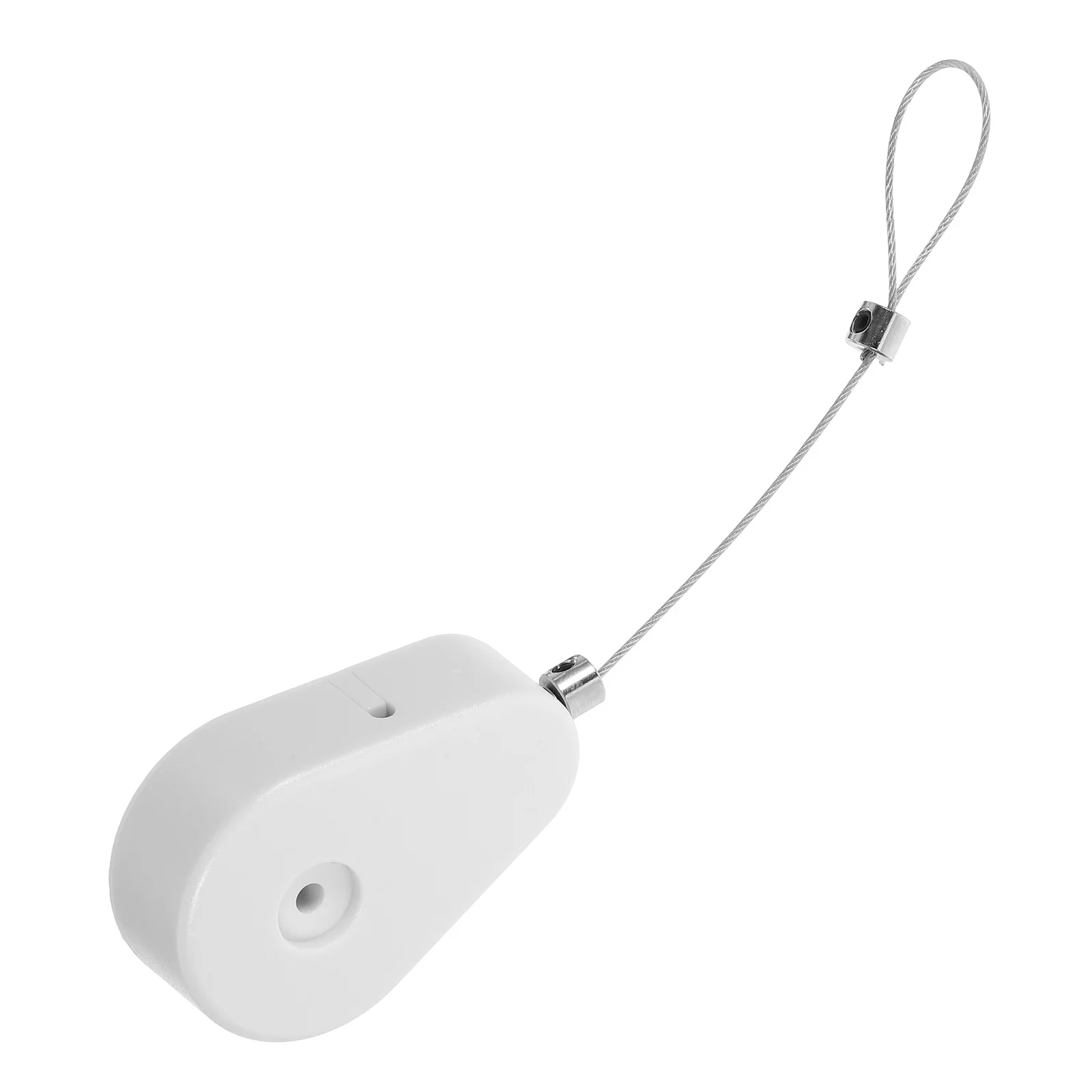 

Anti-theft Pull Box Telescopic Steel Cable Retractable Drawstring Wire Case White Electronic Product