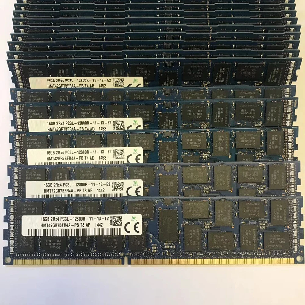 1 Stuks Ram 16Gb 16G 2rx4 PC3L-12800R HMT42GR7BFR4A-PB Server Geheugen Hoge Kwaliteit Snel Schip