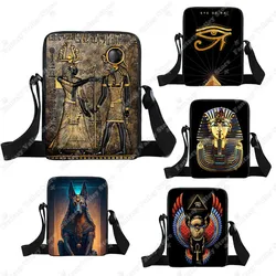 Sac à Main à Bandoulière avec Œil d'Horus du Dieu Anubis, Sacoche Égyptienne, Totem de planchers ab, pour Téléphone et Livre