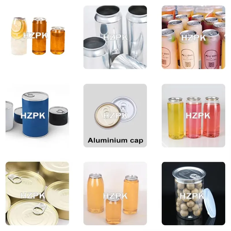 Máquina de selagem inteligente semiautomática de mesa não rotativa para latas de refrigerante e lata de plástico, PET, alumínio