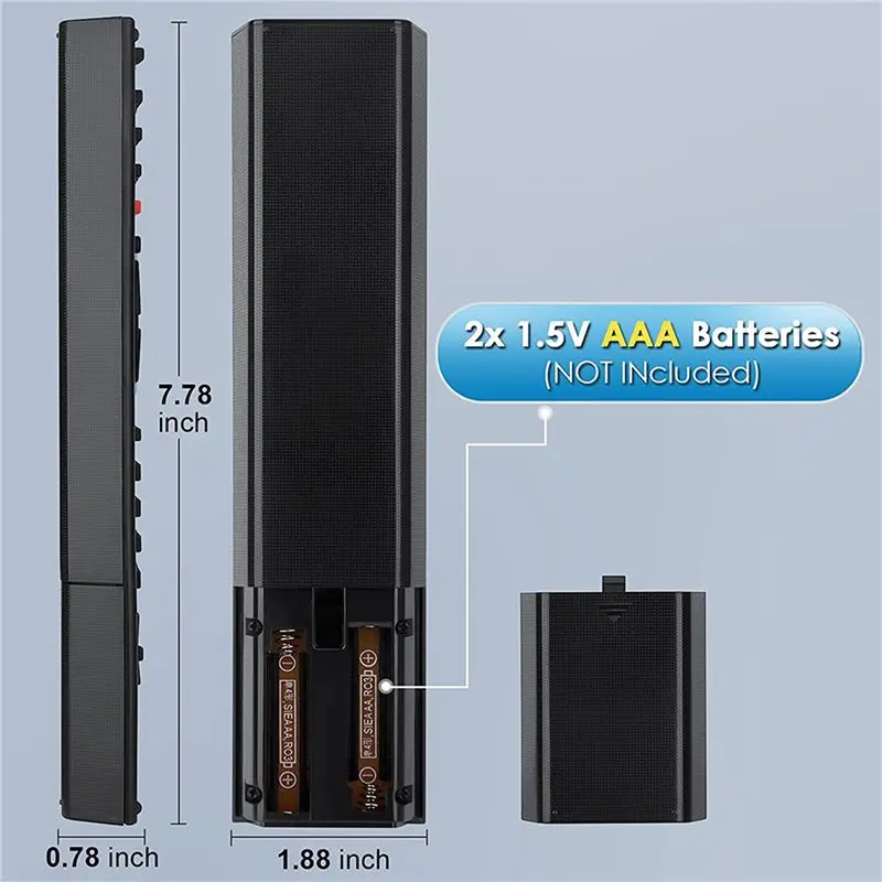 A33T Replacement Universal Remote Control for Sony Bravia TV RM-ED047 RM-YD103 RM-ED050 RM-ED052 RM-ED053