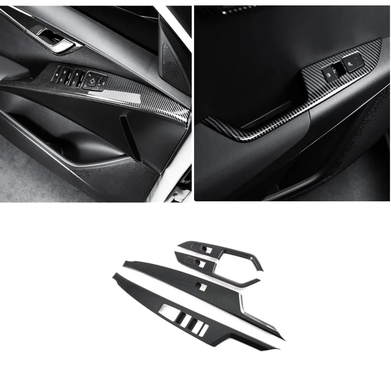 

LHD For Kia Niro SG2 2022 2023 Interior Accessories Car Armrest Window Switch Control Door Handle Protection Panel Cover Trim