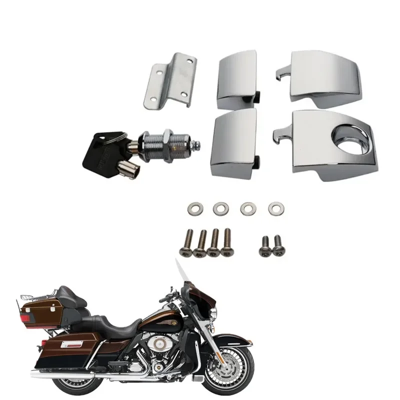 

For Harley Touring Electra Road Street Glide 2006-2013 FLHT FLHR FLHX Motorcycle Tour Pack Latches Motorcycle Acsessories