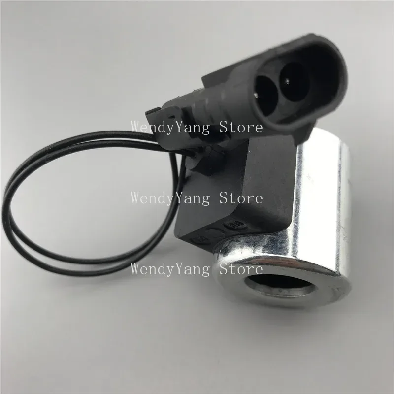 Excavator fitting lonking 85 Solenoid valve coil Pilot safety lock solenoid valve coil inner diameter 18mm height 40mm