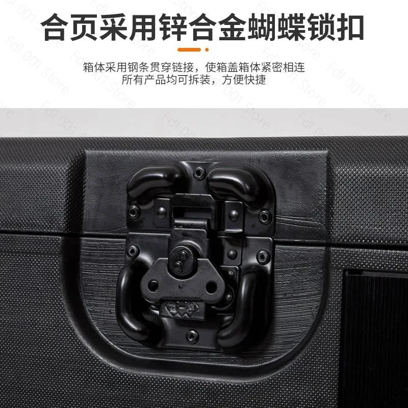 Professional Flight Case PE Plastic Large Stage Equipment Aviation Turnover Wire Box for Crew Spare Storage Solution