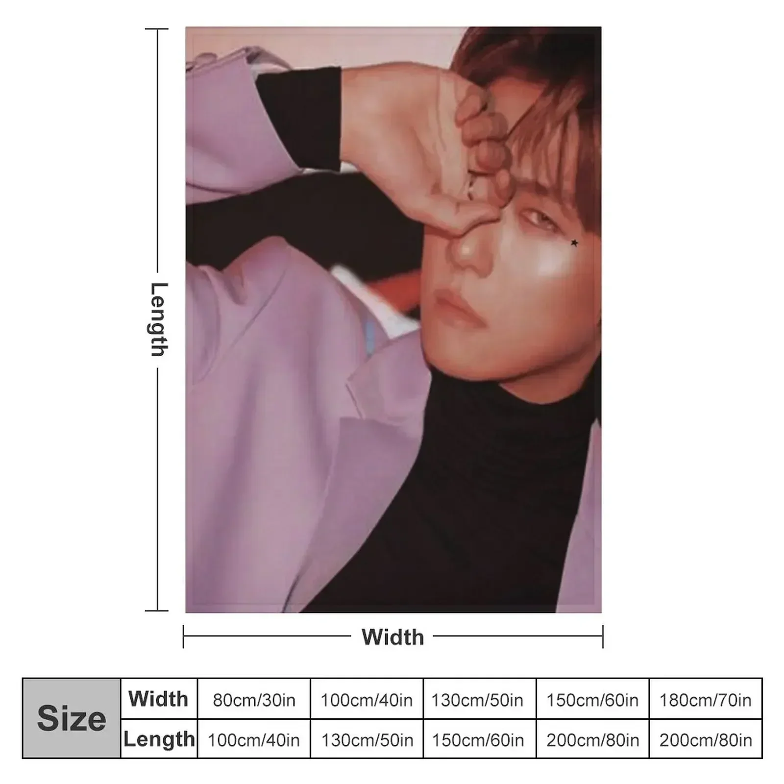 byun baekhyun (love shot) Throw Blanket For Baby Nap valentine gift ideas Soft Beds Decoratives Decorative Beds Blankets