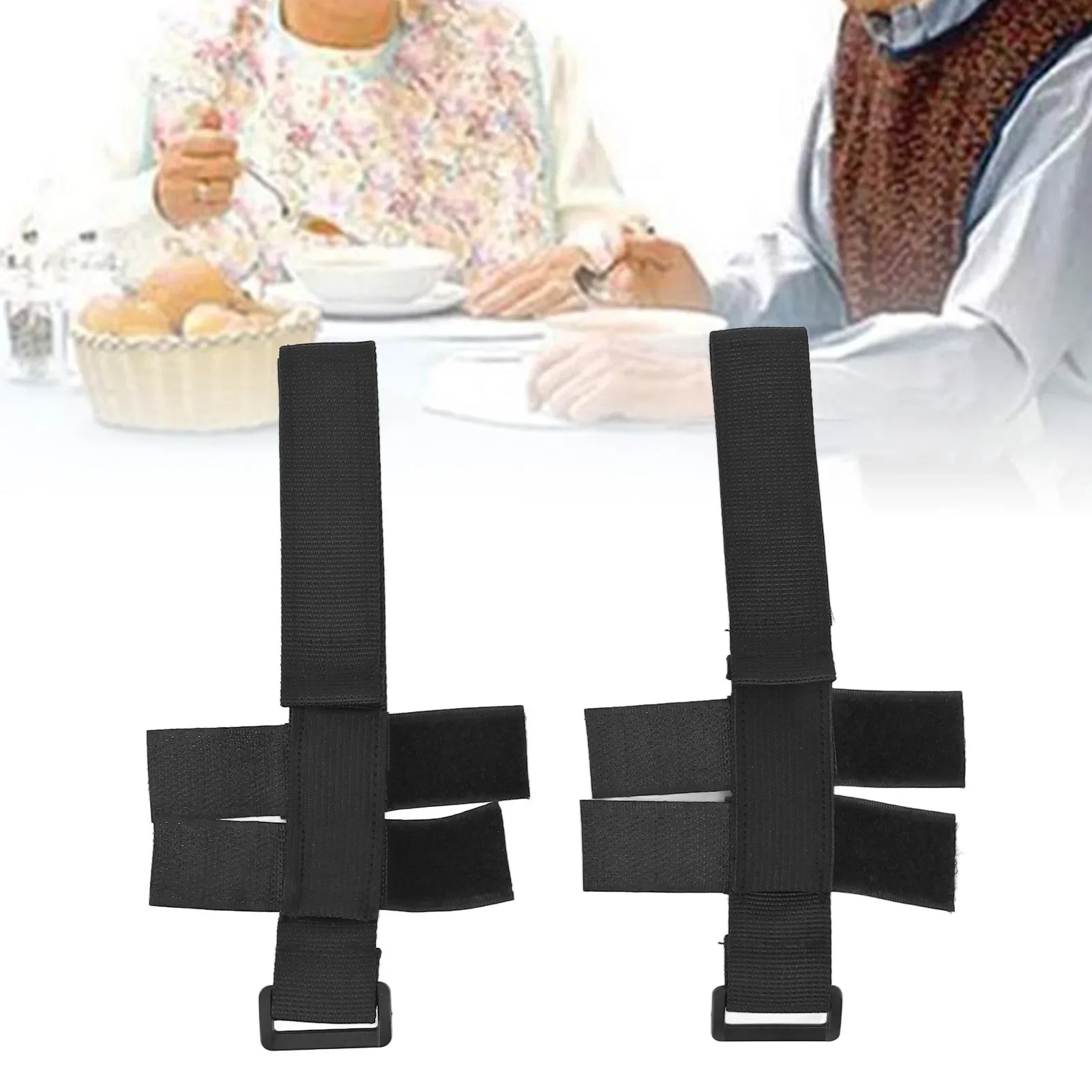 2pcs Spoon Fork Holder Strap Adjust Size Prevent Slipping Universal Utensil Strap for Holding Cutlery Holder Strap