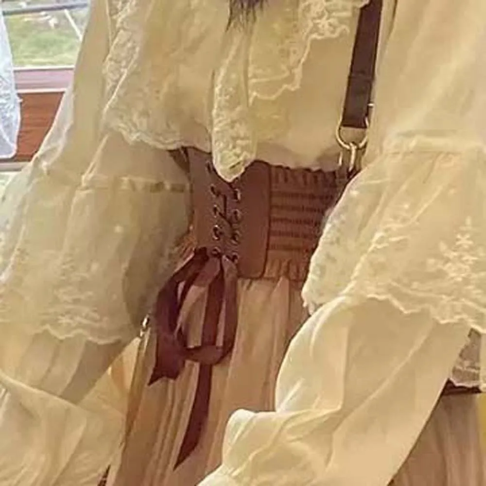 خمر قابل للتعديل مطاطا مطوي Cummerbunds البوليستر بولي PU واسعة مشد حزام لينة حزام مطاطا عالية واسعة حزام حلية #2