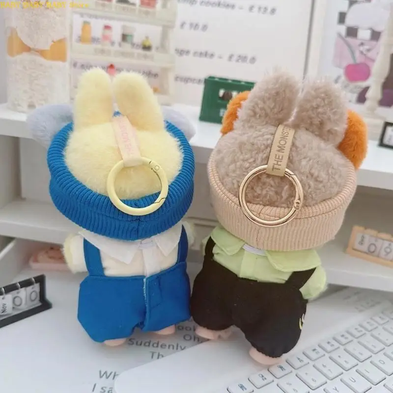 

Q81A Creative Doll Clothes 17cm Plush Doll Accessory Easy Change Child Safe Doll Suit