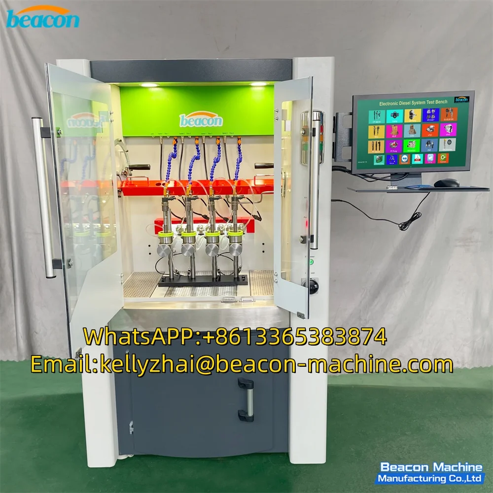 Fuel Injector Testing Machine Simultaneous Testing of 4 Injectors Support Injector Coding