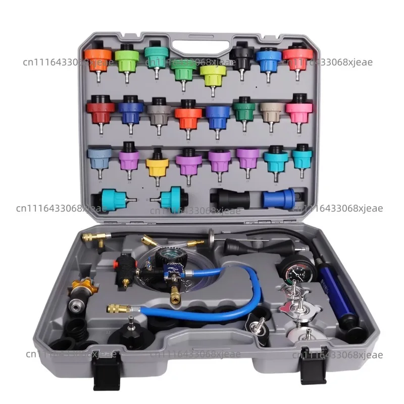 29 pcs Auto Repair Kit Set Universal Radiator Stress Testing Instrument Cooling System Auto Water Tank Pressure Leak Detection