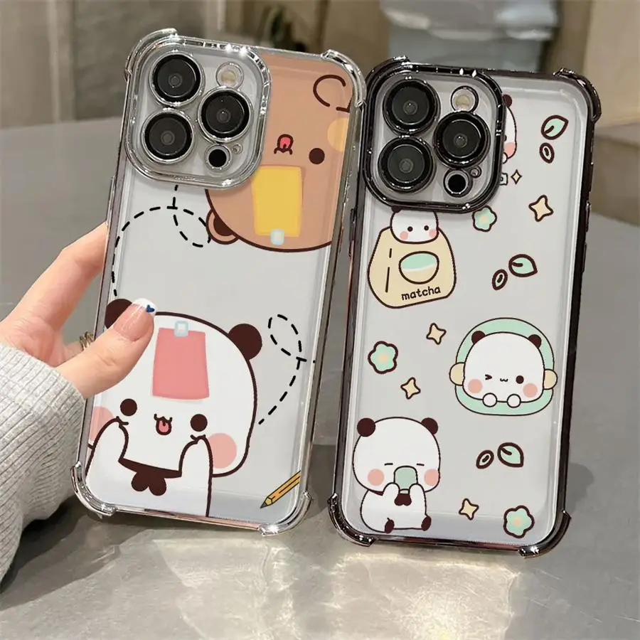 Cartoon Cute Bubu Yier Case for iPhone 11 13 16 Pro Max 12 15 Plus 14 Phone Cover