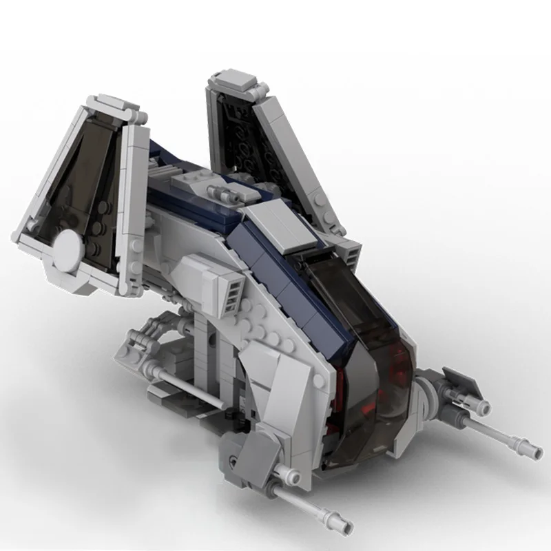 399 peças série espaço tropa transporte navio moc nave espacial modelo blocos de construção originalidade montagem tijolos brinquedos natal presentes